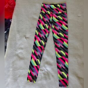 Victoria's Secret VSX Sport Black Multicolor Leggings Women's Knockout Size S
